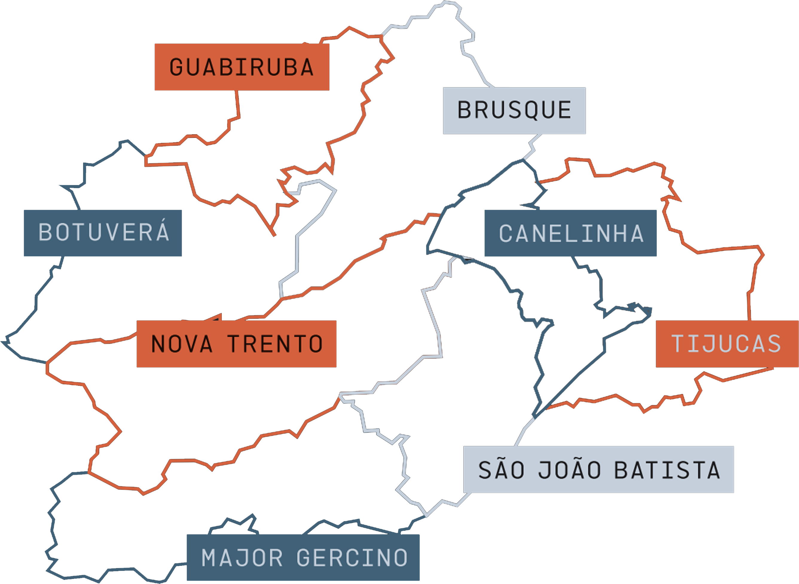 Mapa das Cidades Atendidas